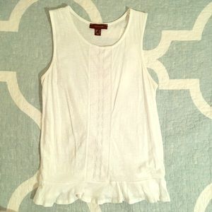 White tank top